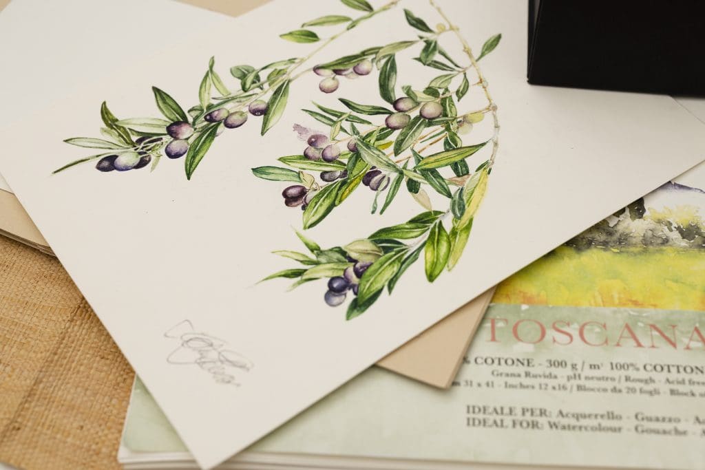 Corso pittura botanica a terzo fuoco su ceramica/porcellana. Ilaria Glauso
