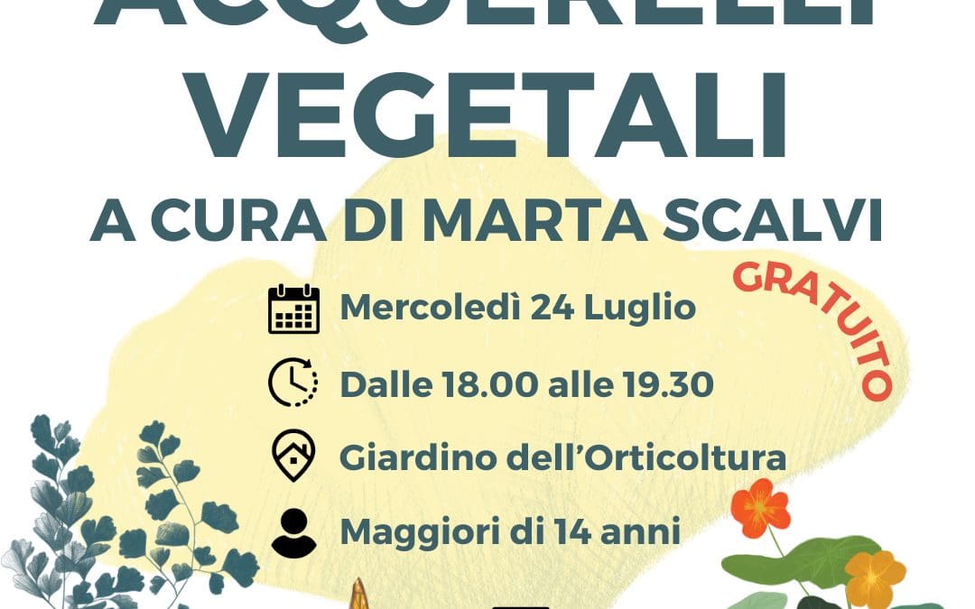 Corso di acquerelli vegetali