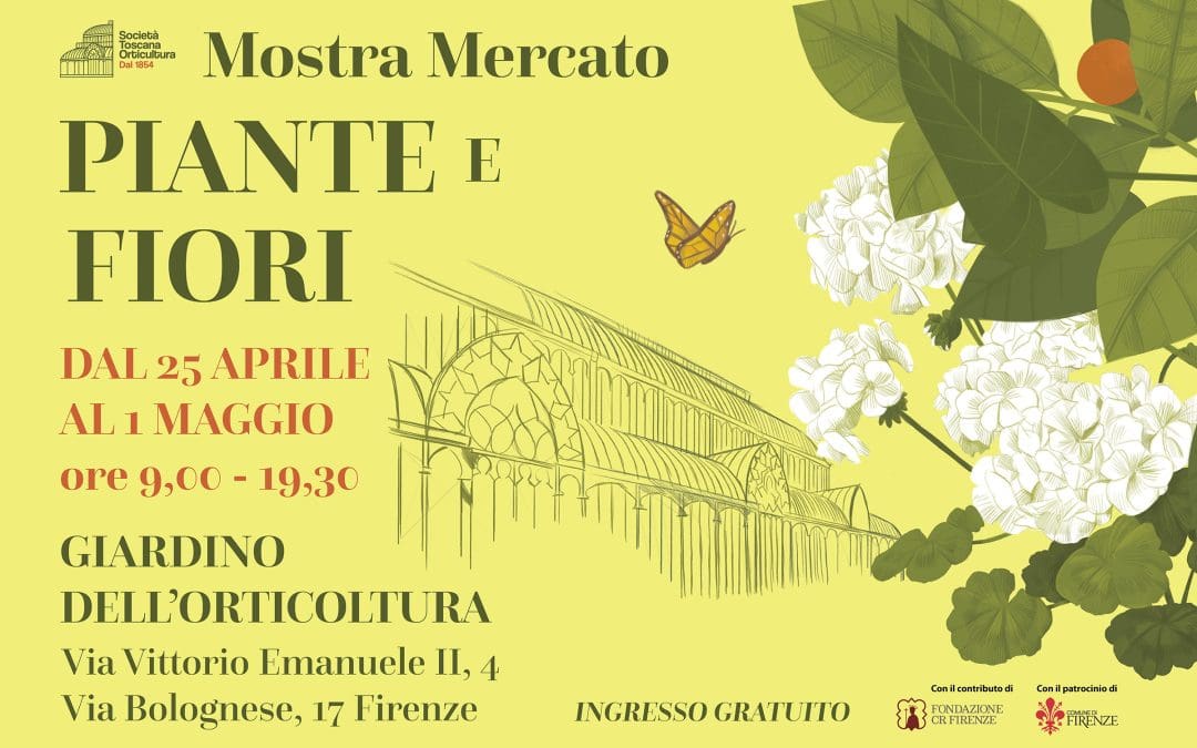 Mostra Mercato di Piante e Fiori di Firenze – Dal 25 Aprile al 1° Maggio 2025