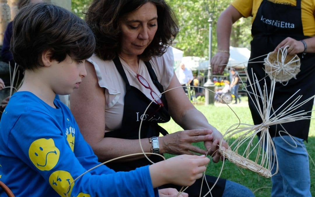 Laboratorio pratico di “Cesteria Moderna in Midollino” con IcestidiEtta | Per bambini e ragazzi 8-16