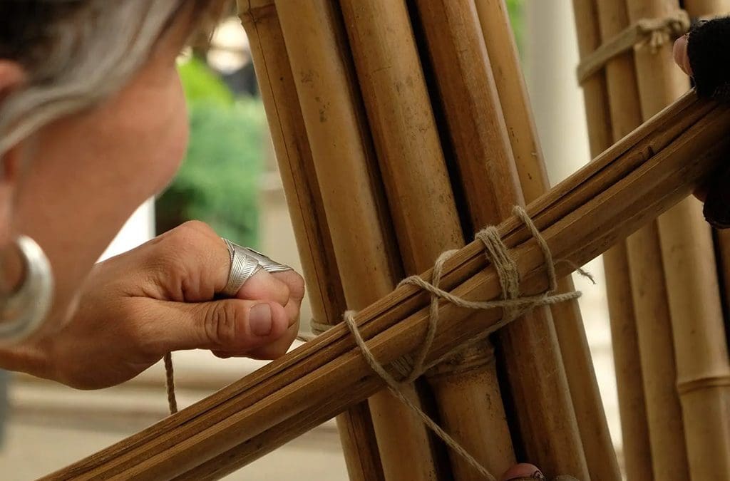 Laboratorio di autocostruzione in bamboo con Margherita Bertoli di ARUNDO